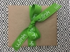 Green Printed Grosgrain Ribbon - 7/8"