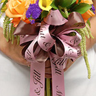 Floral Ribbons for Wedding Arrangements