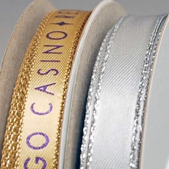 Show products in category Metallic Edge Satin Ribbon Picture for category Metallic Edge Satin Ribbon