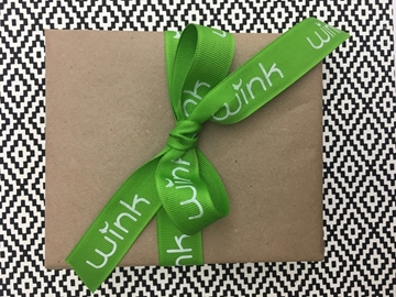 7/8" x 100 Yds Grosgrain Ribbon Green Printed Grosgrain Ribbon - 7/8"